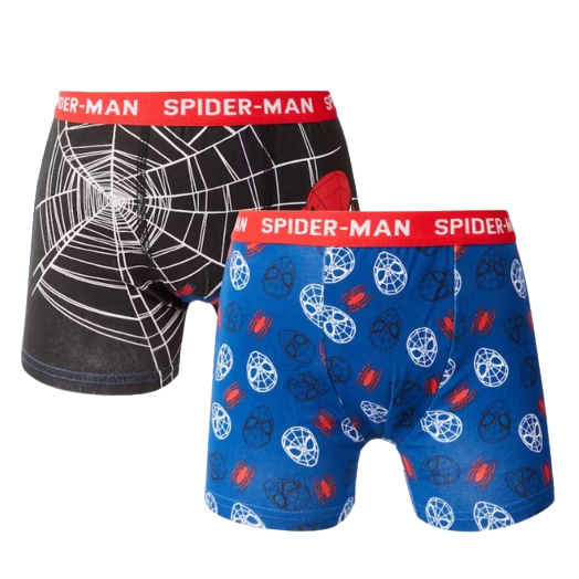 MONPAKI : lot de 2 Boxers 'Spiderman' pour enfants