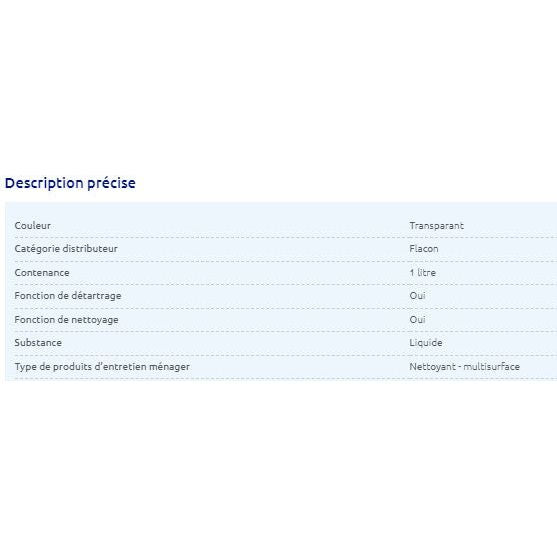 MONPAKI : Vinaigre de nettoyage Kristal Eucalyptus ( 1L )