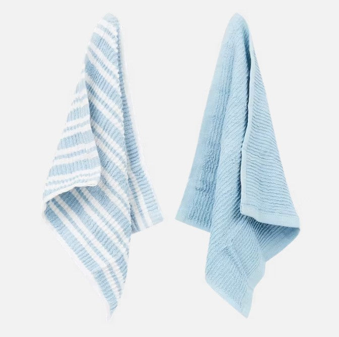 MONPAKI : Torchons de qualité hôtelière 2 pièces | 30 x 30 cm |