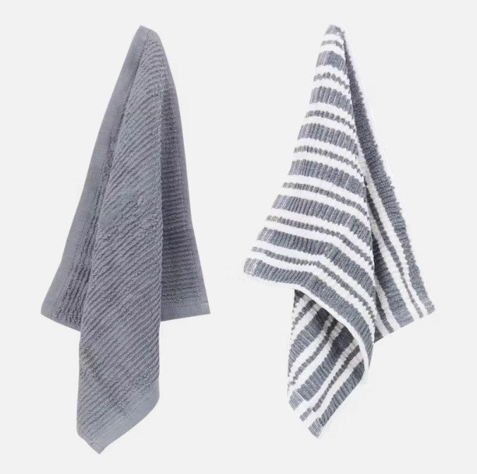 MONPAKI : Torchons de qualité hôtelière 2 pièces | 30 x 30 cm |