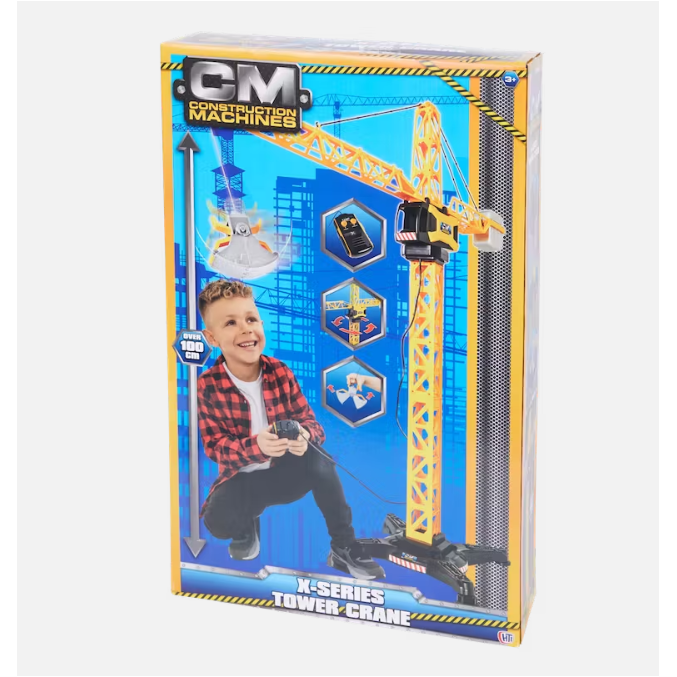Grue de chantier avec télécommande