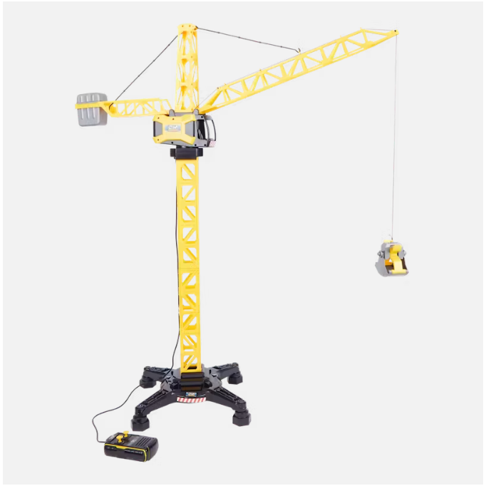 Grue de chantier avec télécommande