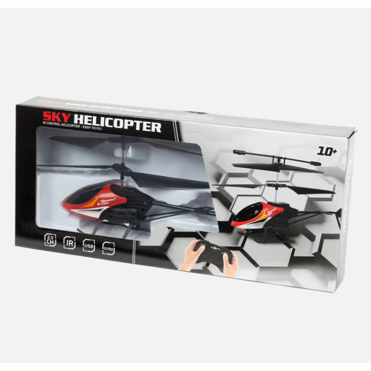MONPAKI : Hélicoptère télécommandé - Stabilité gyroscopique - jouet