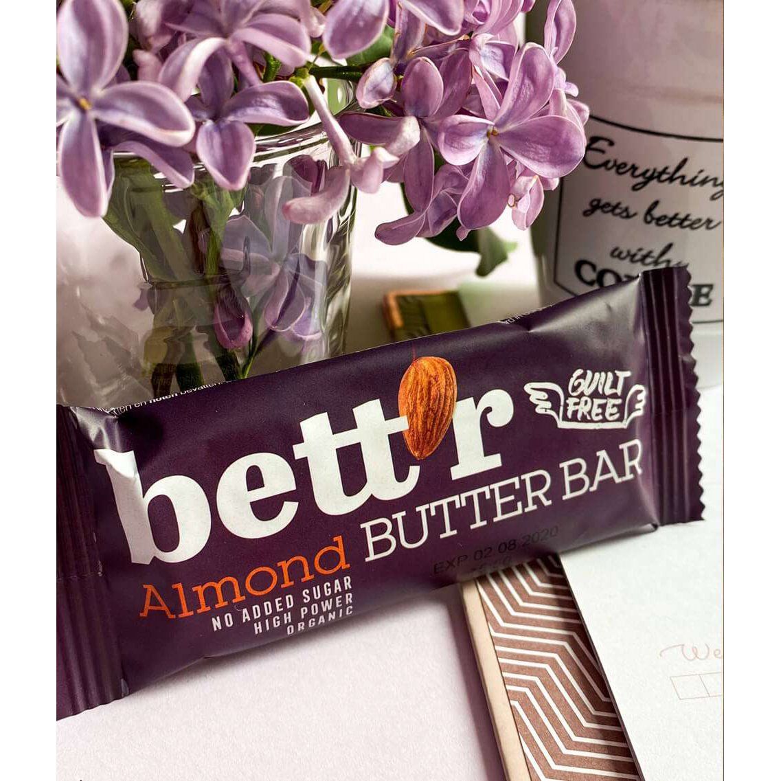 Barre au Beurre d'Amande, Bio, Bett'r, 30g BIO