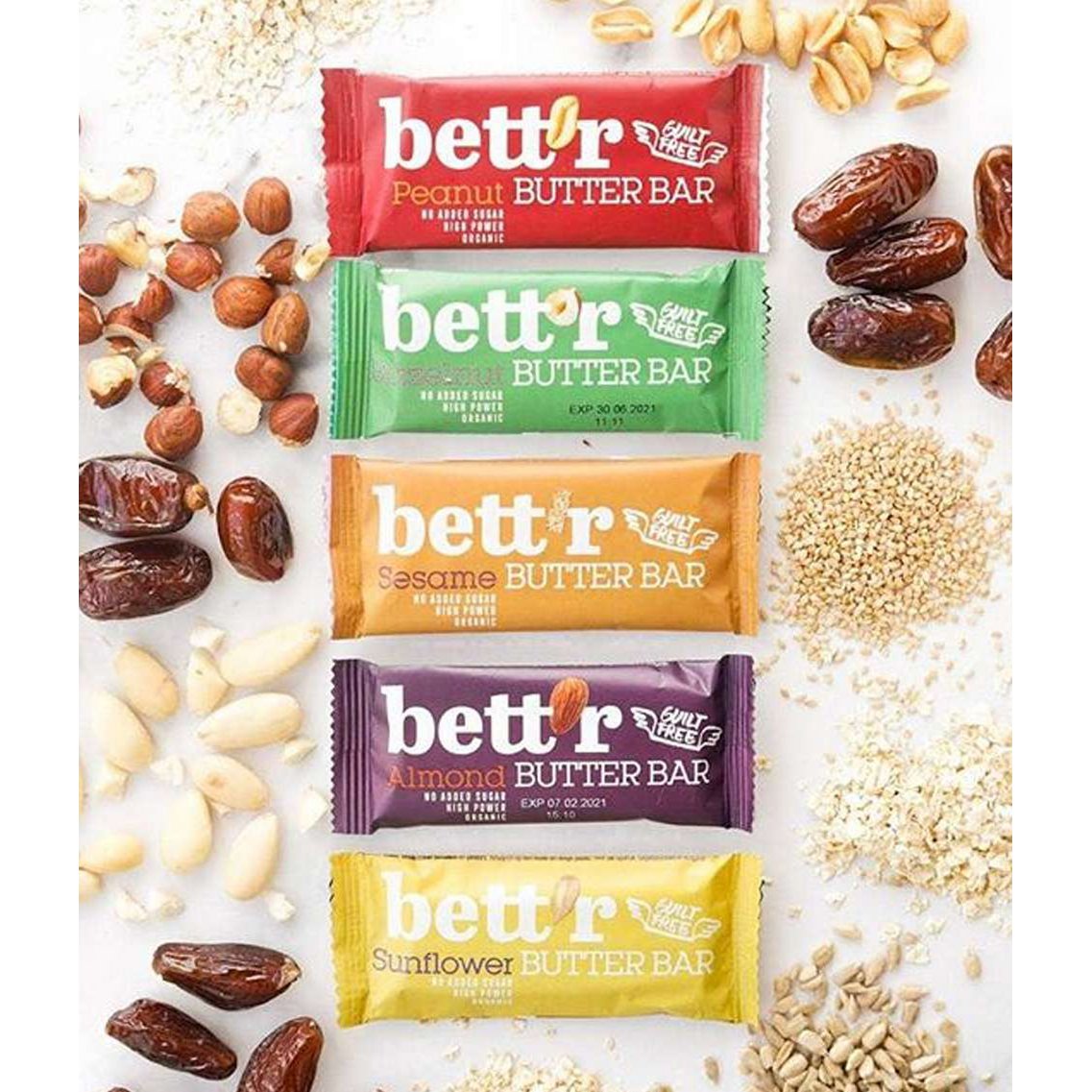 Barre au Beurre d'Amande, Bio, Bett'r, 30g BIO