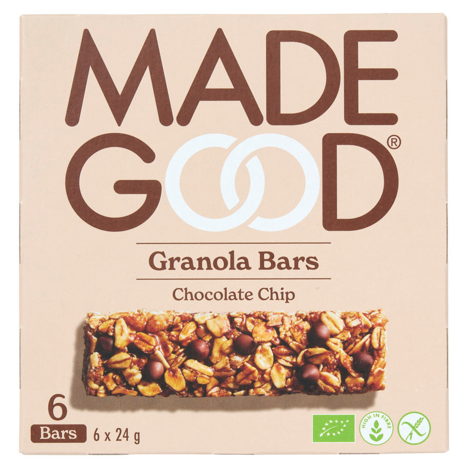 Barre granola pépites de chocolat 6*24g