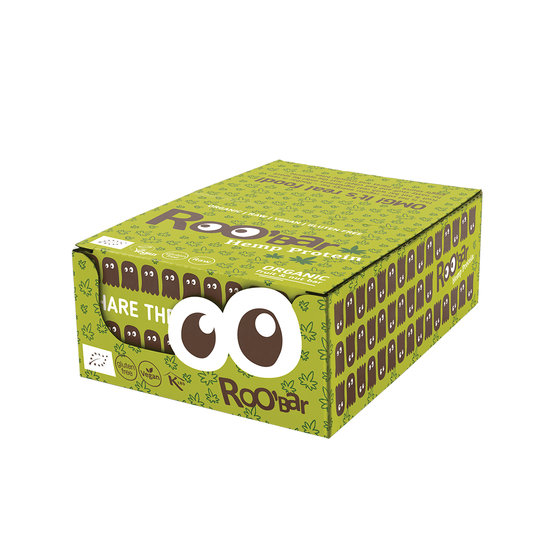 Barre protéinée au chanvre, bio, Roobar, 30 g