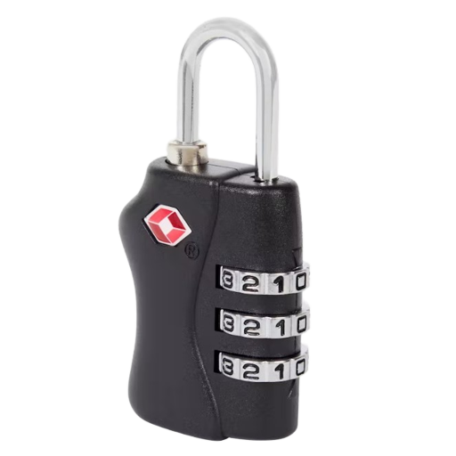 Cadenas à combinaison - Noir