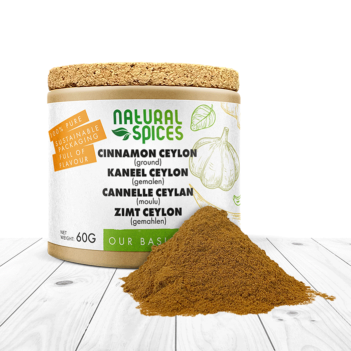 Cannelle de Ceylan moulue (pot 60 grammes)
