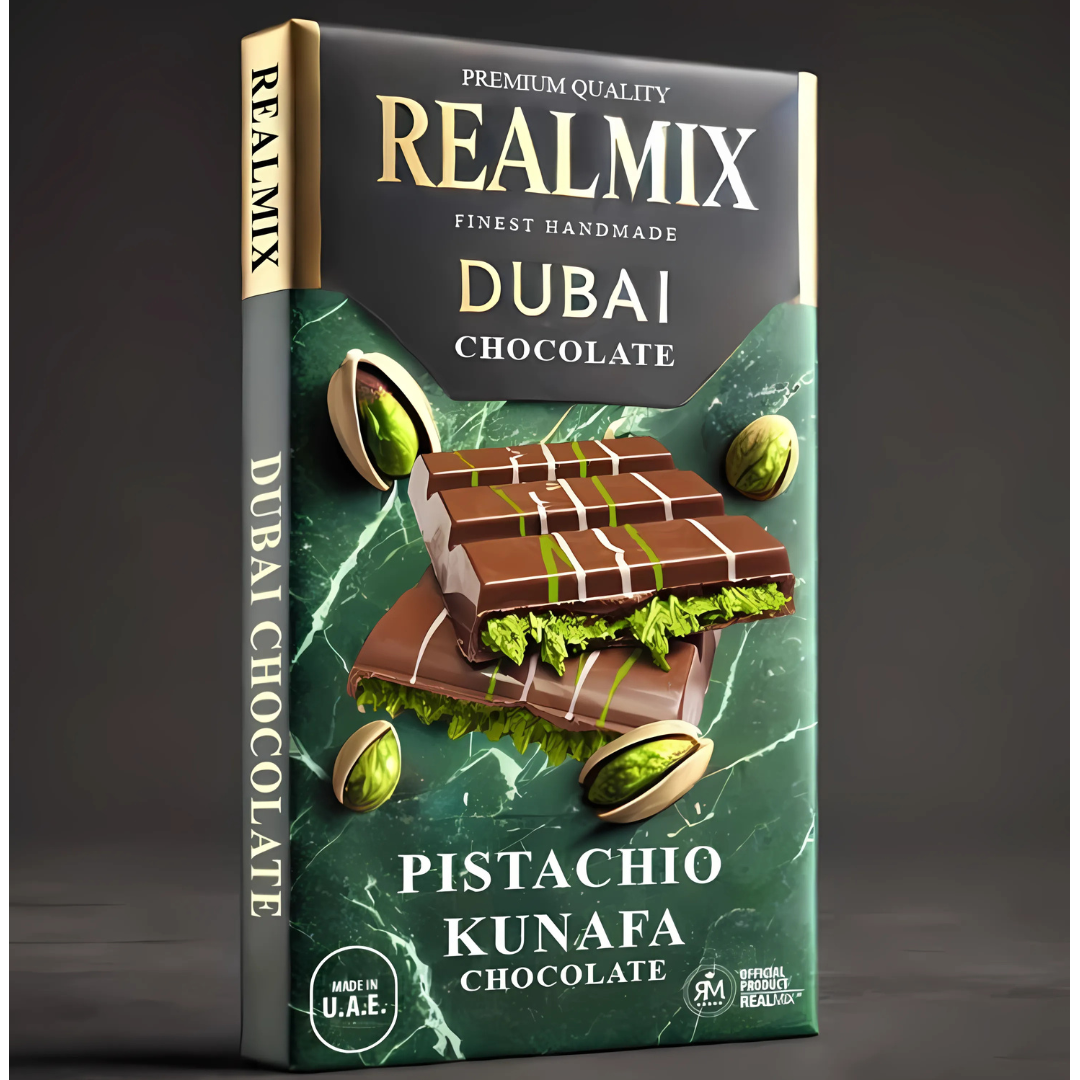 Chocolat de Dubaï à la pistache original Realmix