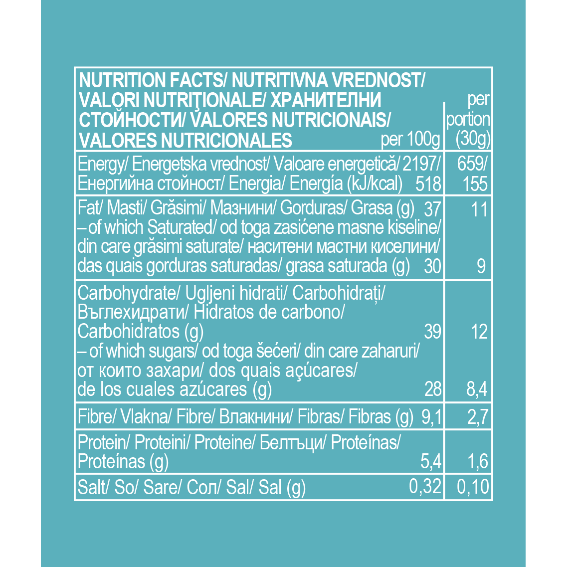 Coconut Bar recouvert de chocolat, organic, Roobar, 30g