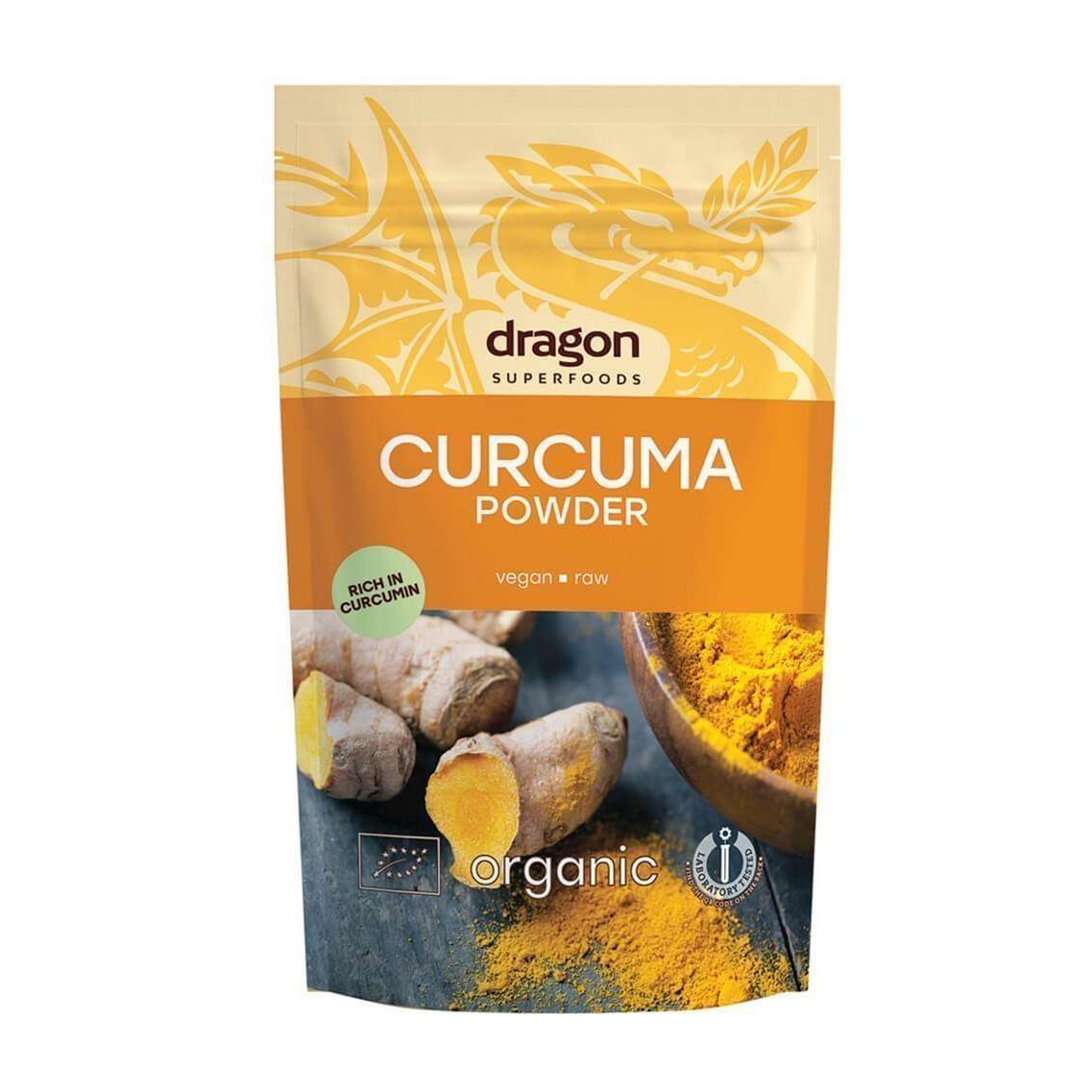 Curcumin, poudre, Bio, Dragon Superfoods, 150g