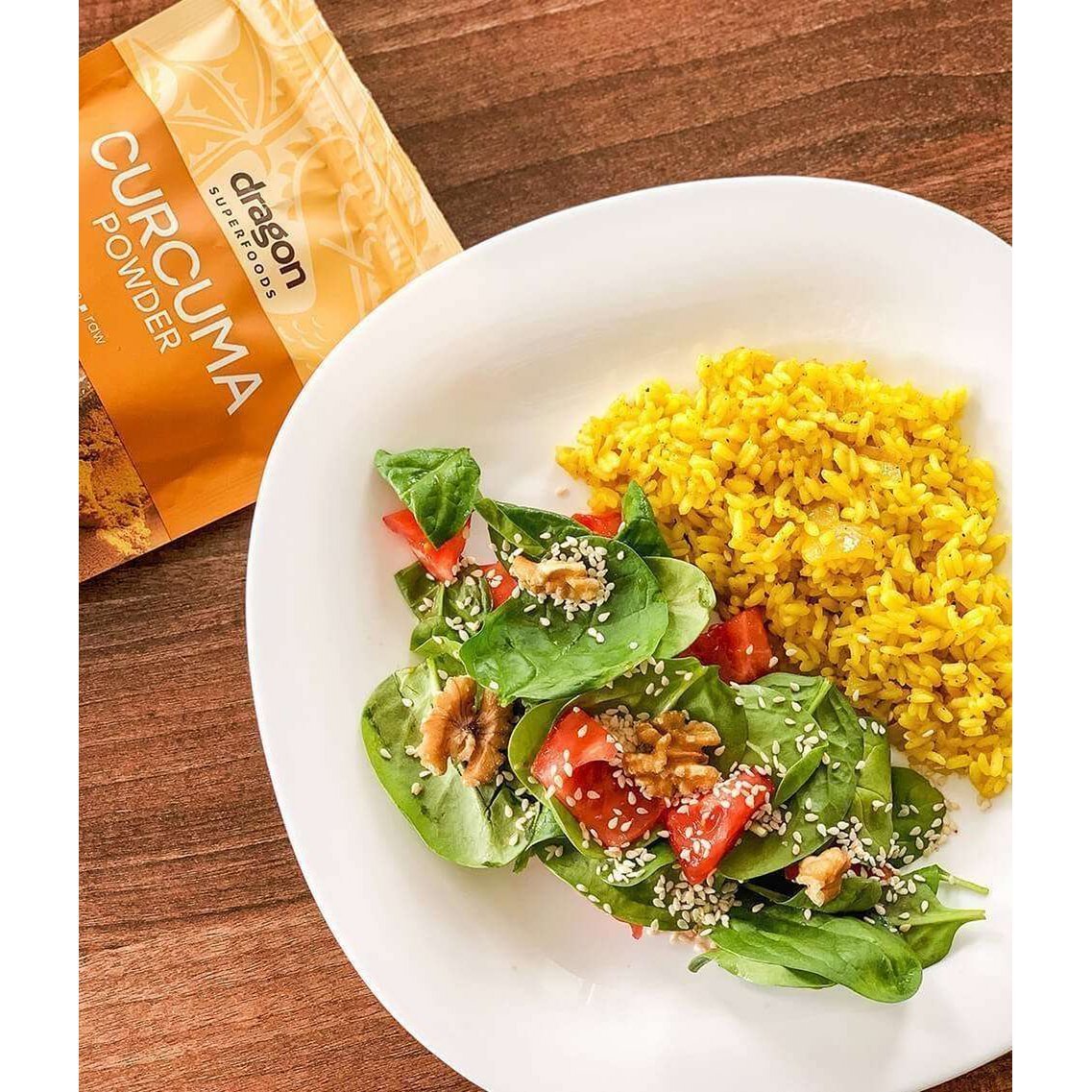 Curcumin, poudre, Bio, Dragon Superfoods, 150g