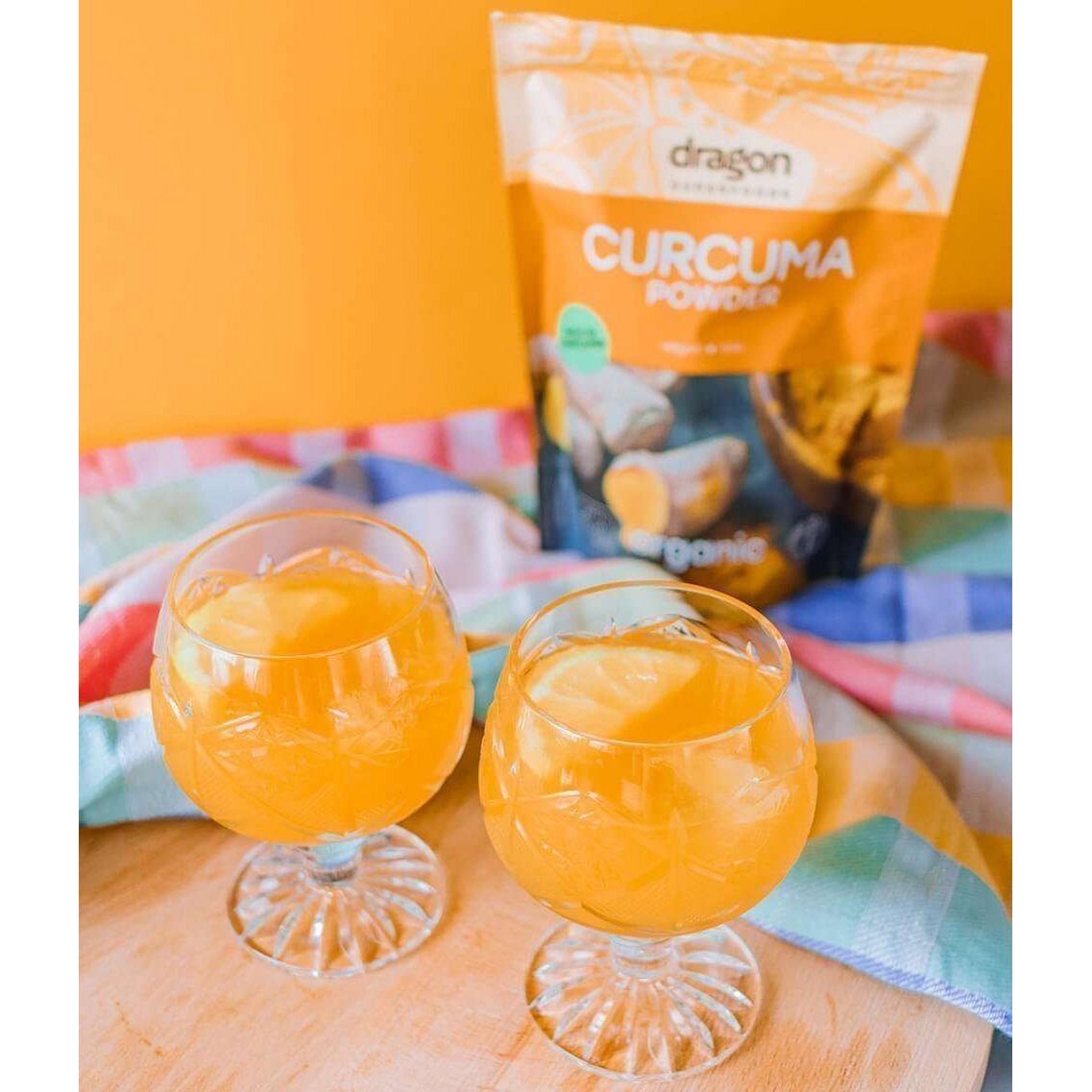 Curcumin, poudre, Bio, Dragon Superfoods, 150g