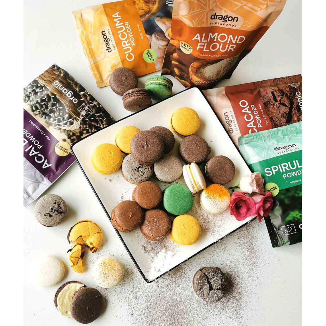 Farine d'amandes, bio, Dragon Superfoods, 200g