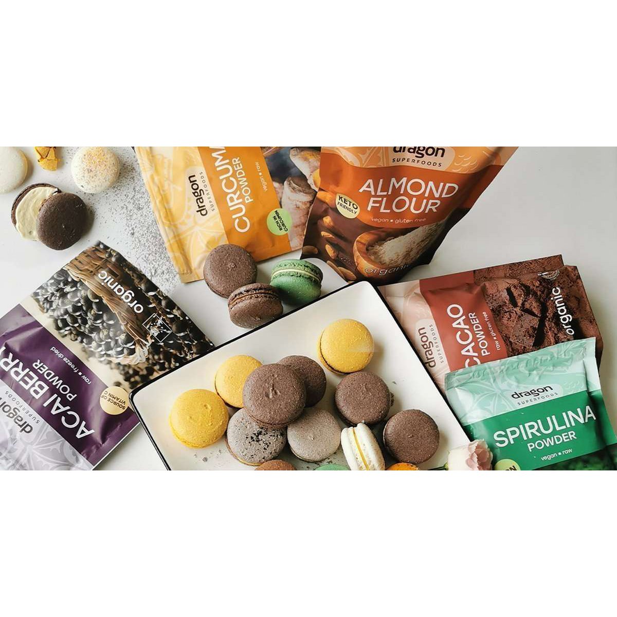 Farine d'amandes, bio, Dragon Superfoods, 200g