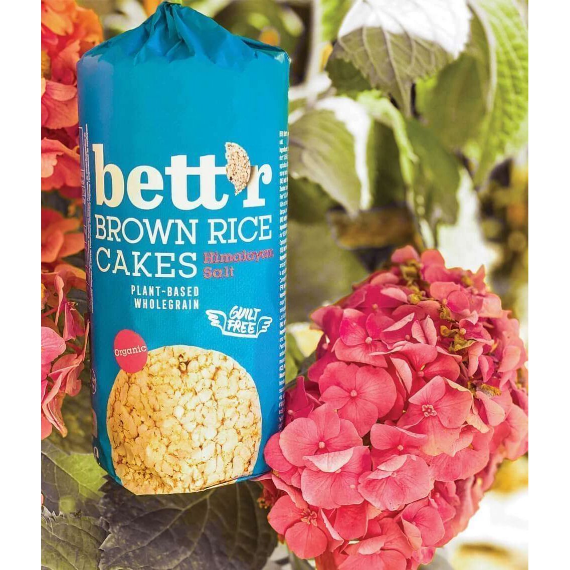 Holistibel Galettes de riz brun au sel de l'Himalaya, bio, Bett'r, 120 g