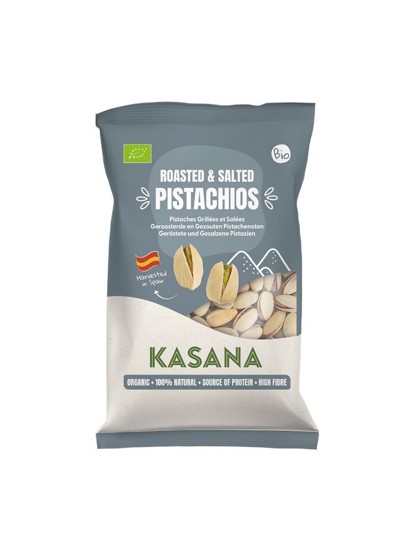 KASANA Pistaches grillées salées 125g bio