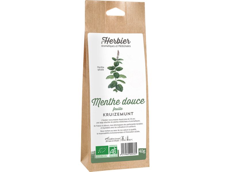 L'HERBIER Menthe douce feuilles 30g