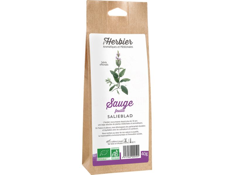 L'HERBIER Sauge feuilles 40g