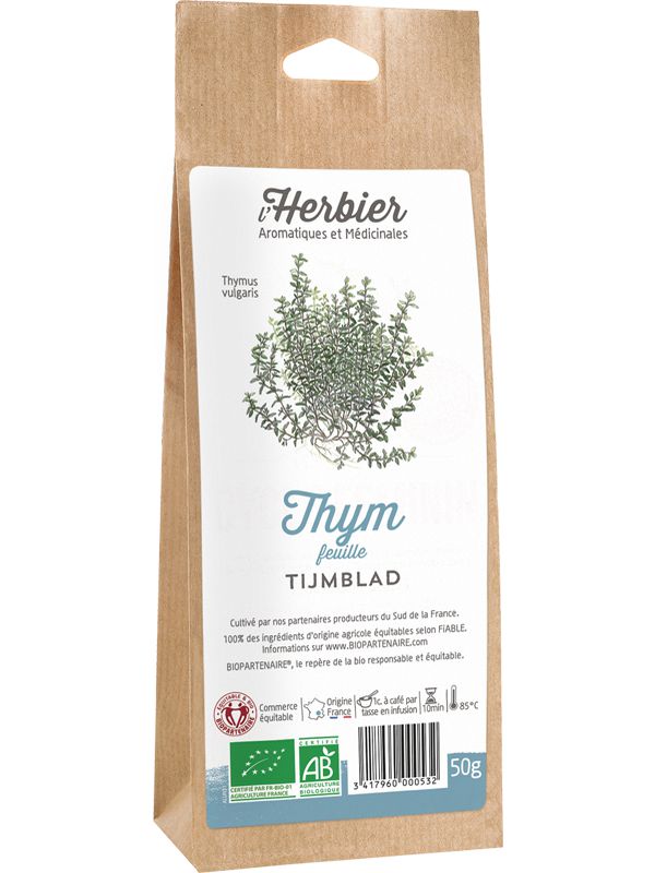 L'HERBIER Thym feuilles 50g