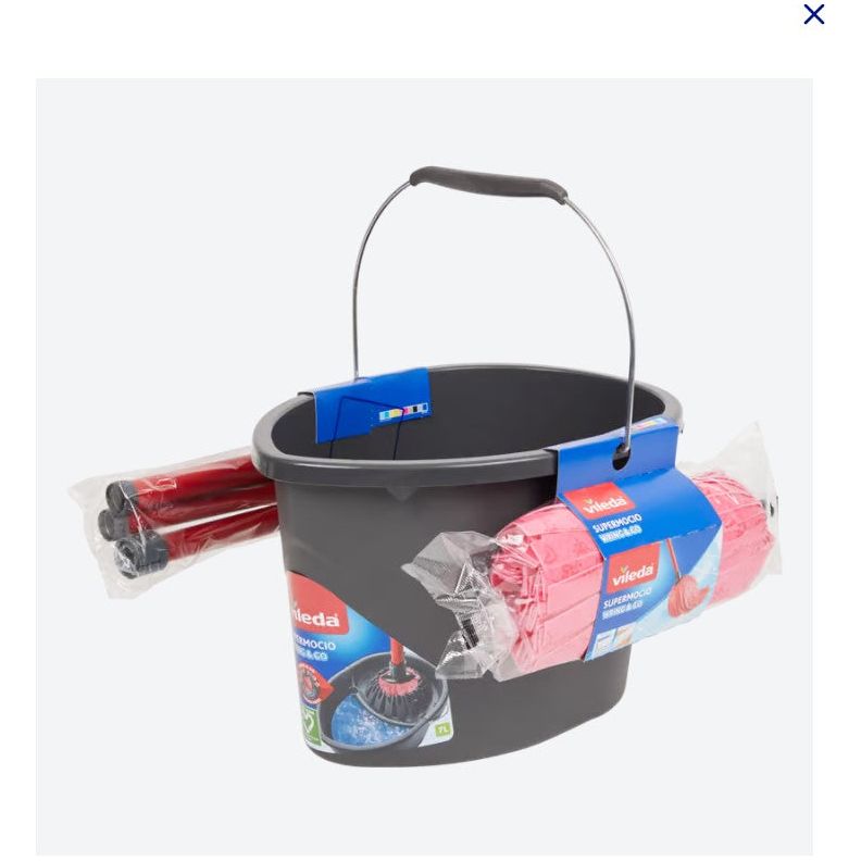 Kit serpillière et seau Vileda Wring&Go