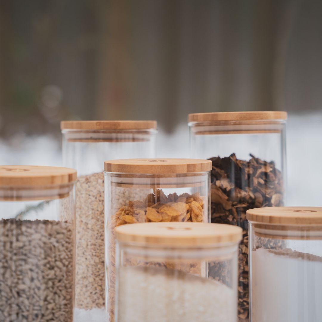 Pots de stockage | 3 tailles 800, 1000, 1300 ml