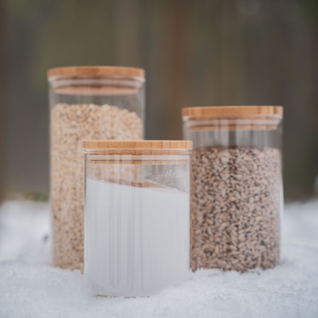 Pots de stockage | 3 tailles 800, 1000, 1300 ml