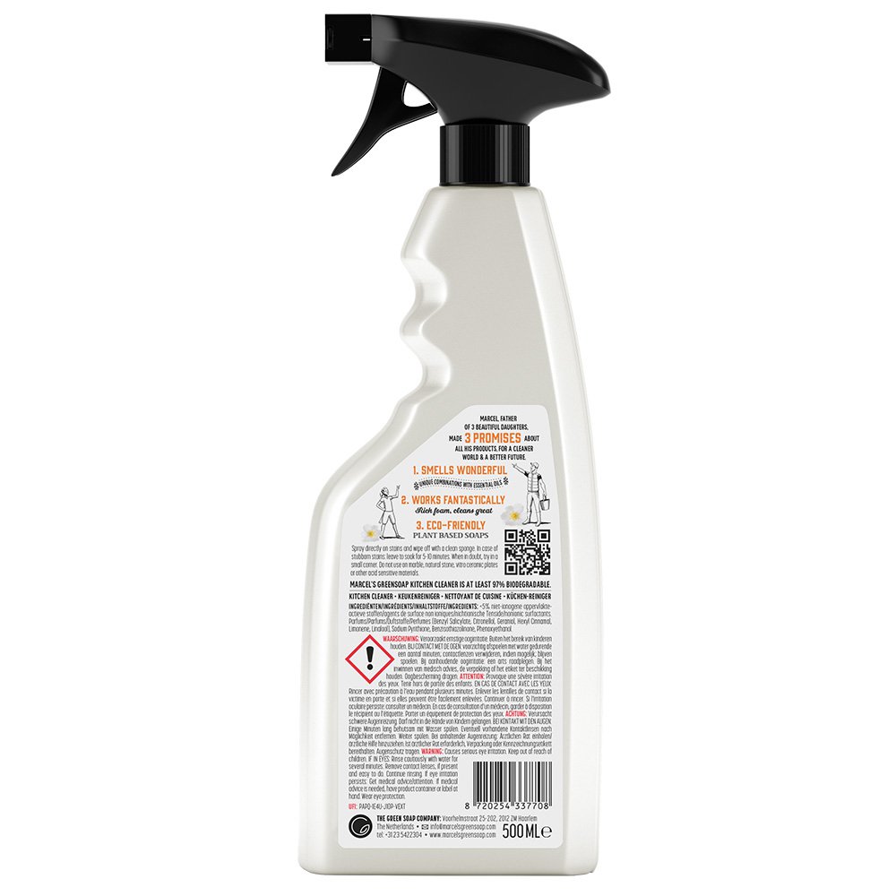 Nettoyant Cuisine Spray Orange & Jasmin (500ml)