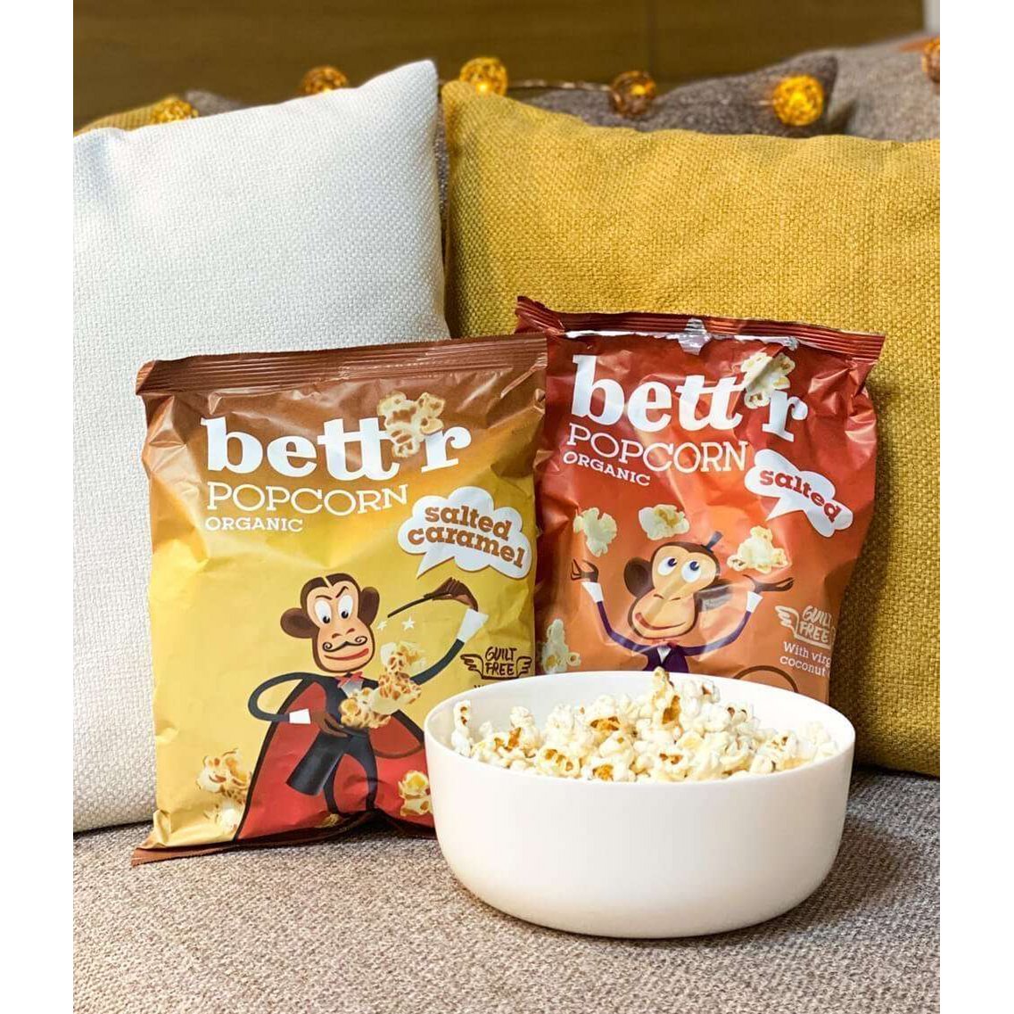 Popcorn salé, bio, Bett'r, 60 g