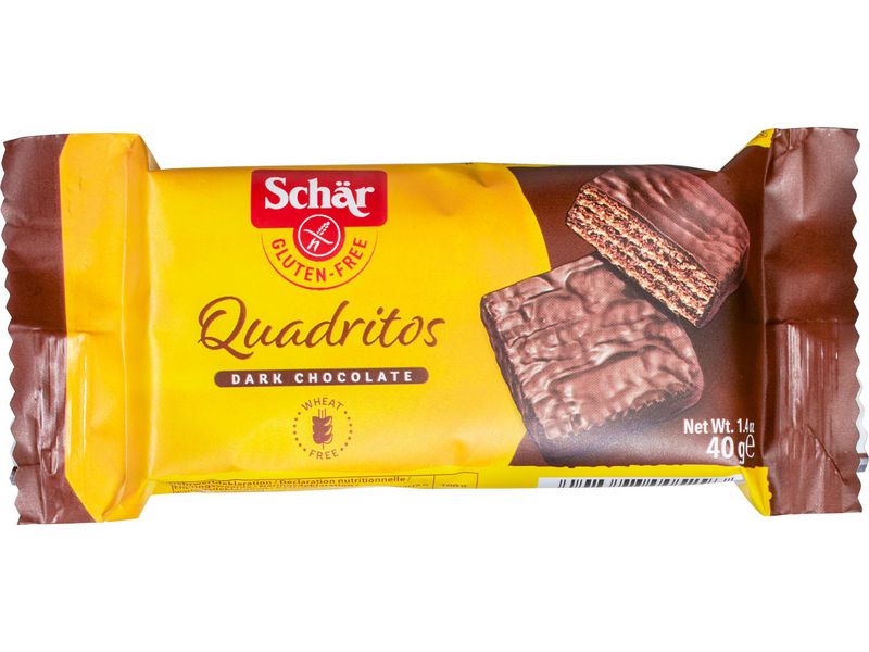 SCHAR Quadritos (gaufre cacao) 40g