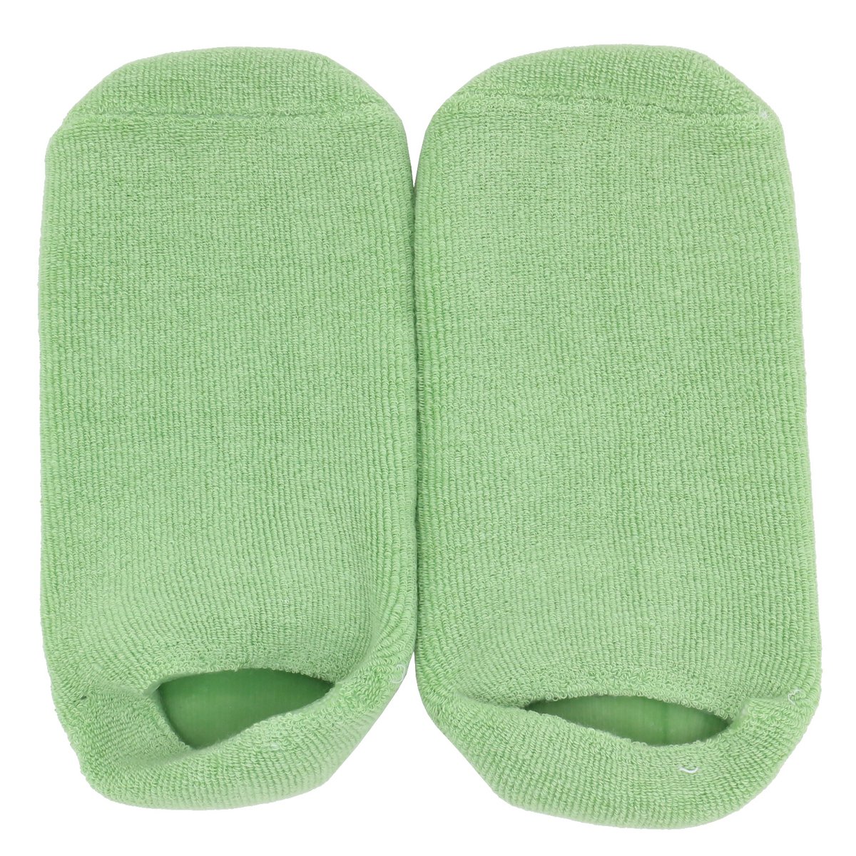 Chaussettes Vertes SPA Hydratantes - Gel aux Huiles de Jojoba et d’Olive, Vitamine E et Lavande - Contre les Pieds Secs et Craquelés, Redonne Douceur et Souplesse aux Pieds