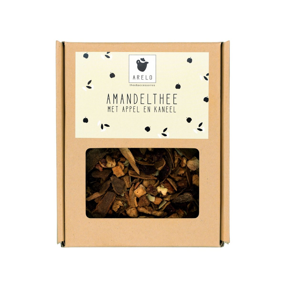 Thé aux amandes avec pomme et cannelle