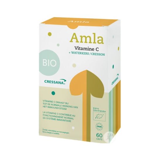 Cressana Amla + Vitamine C Bio Complément Alimentaire Système Immunitaire 60 Capsules