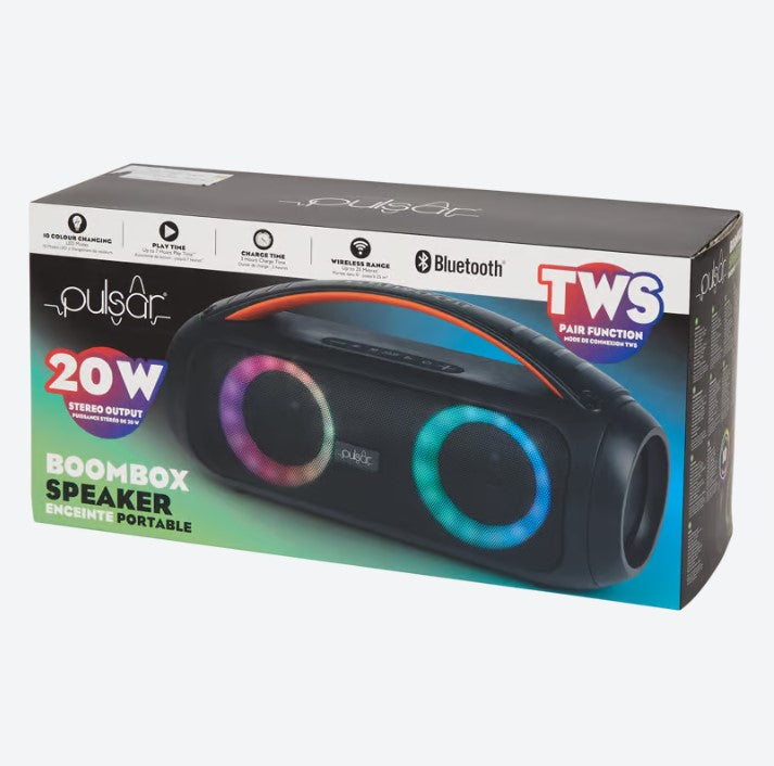 Enceinte Boombox Pulsar Bluetooth