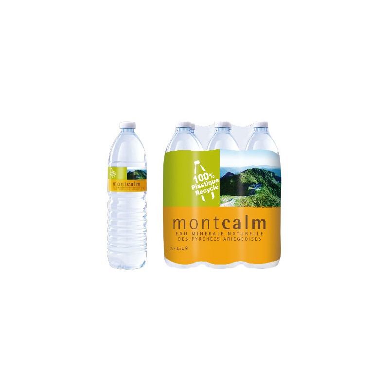 Montcalm eau minérale naturelle faiblement minéralisée 1,5 L