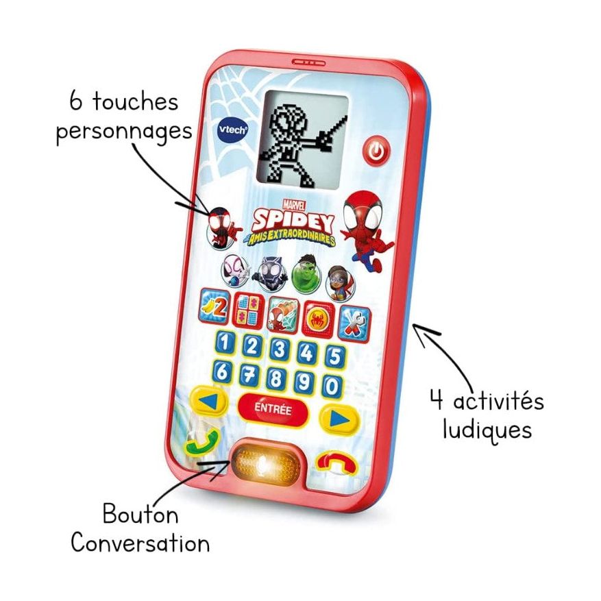 MONPAKI : Smartphone Éducatif de Spidey,