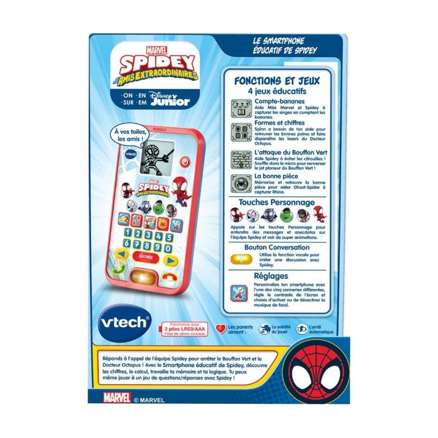MONPAKI : Smartphone Éducatif de Spidey,