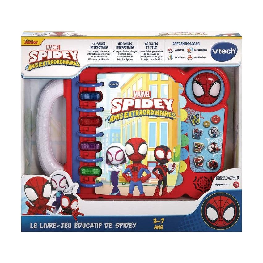 livre-éducatif de Spidey, 3 à 7 ans - Version FR