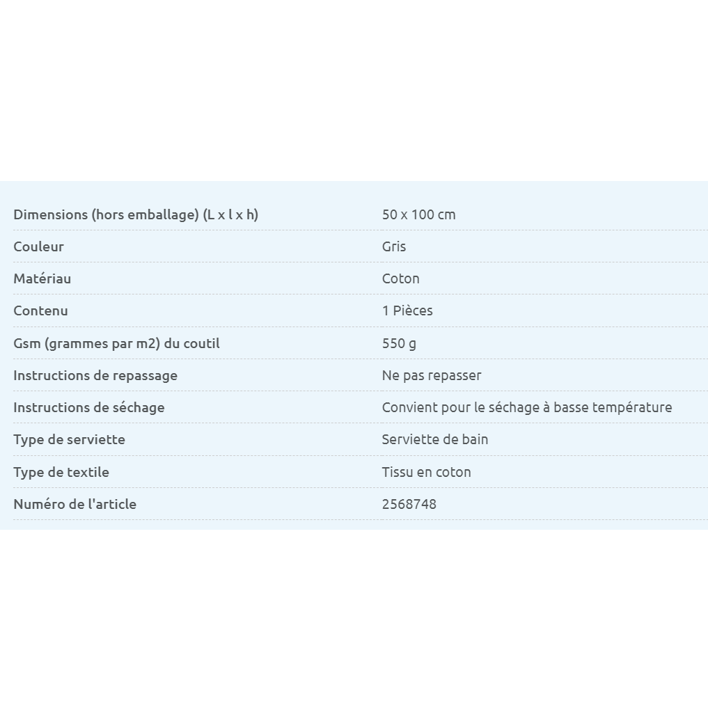 Serviette Hotel Royal - 50* 100 cm