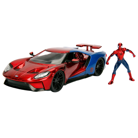 MONPAKI : voiture Marvel Spiderman avec la figurine Spiderman