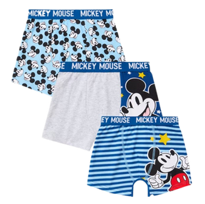 MONPAKI :  Boxers Mickey Mouse pour enfant enfant - 3 pièces