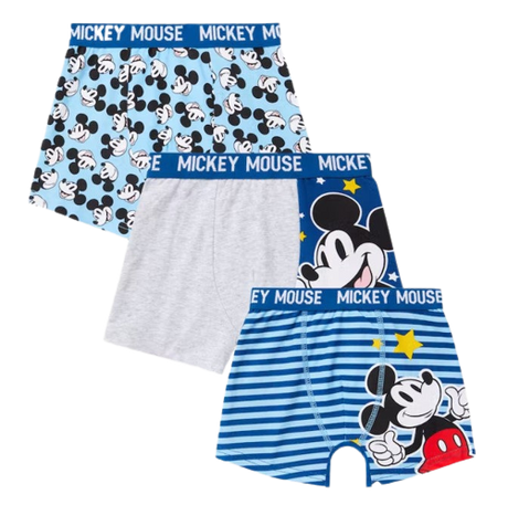 MONPAKI :  Boxers Mickey Mouse pour enfant enfant - 3 pièces