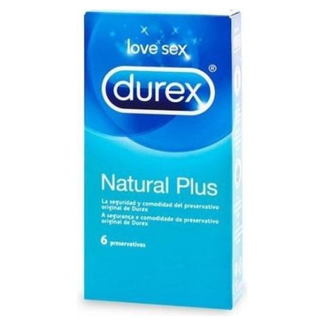 MONPAKI : Durex Natural Plus 6 préservatifs