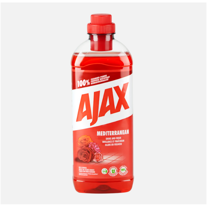 Nettoyant tout usage Ajax Notes de fleurs rouges 1 l
