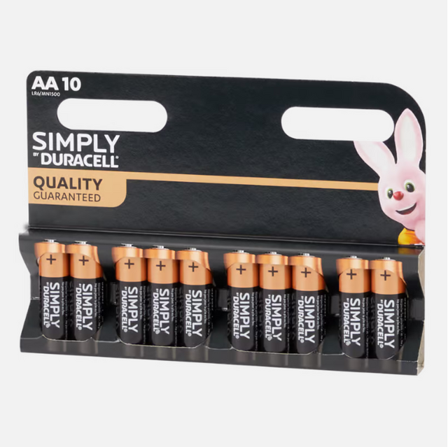 MONPAKI : Piles Duracell Simply AA