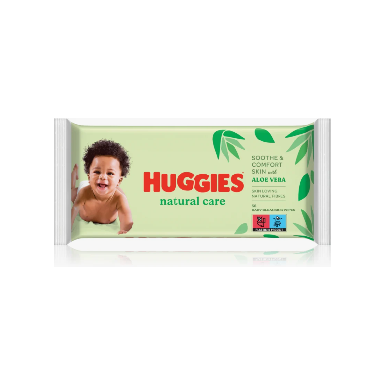 Lingettes pour bébé Huggies Natural Care