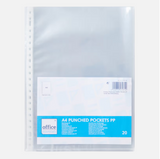 Chemises transparentes Office Essentials A4 [  20 pièces ]