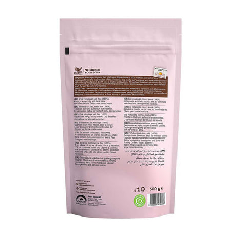 Sel de l'Himalaya, rose, fin, Dragon Superfoods, 500g