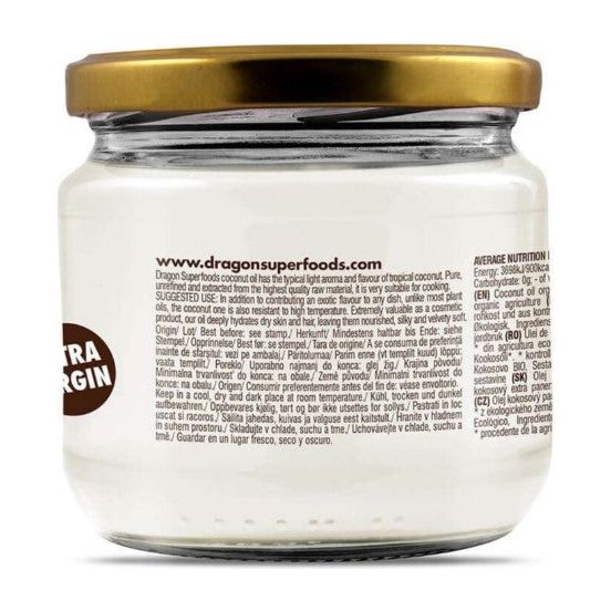 Huile de coco extra vierge Dragon Superfoods